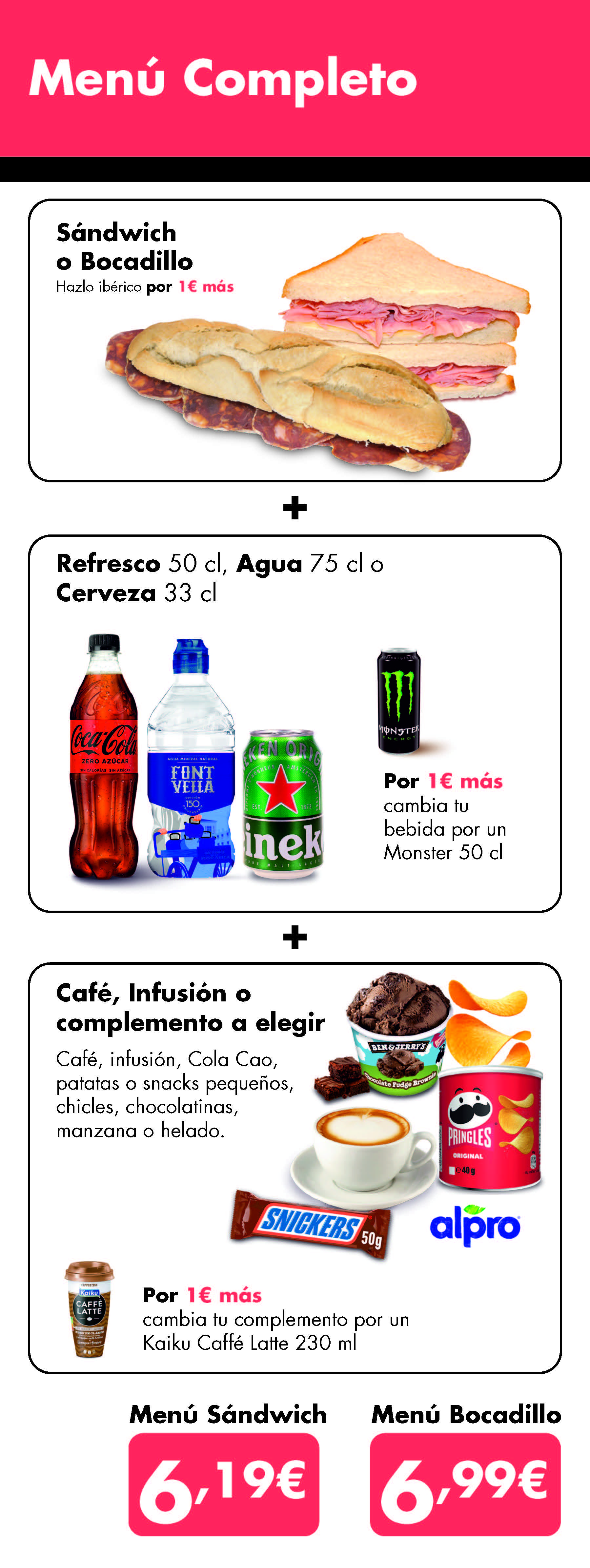 Menú página 3